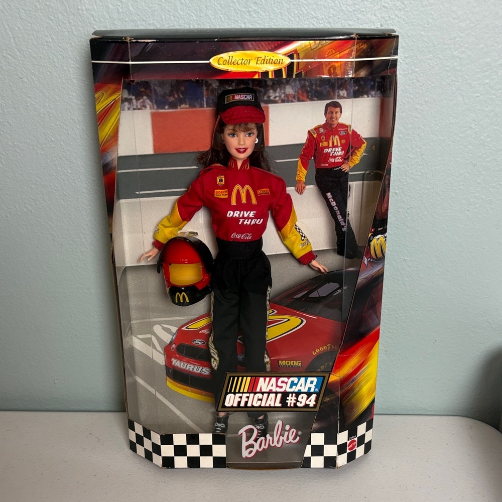 1999 Mattel Barbie Collectibles NASCAR Official #94 Doll #22954